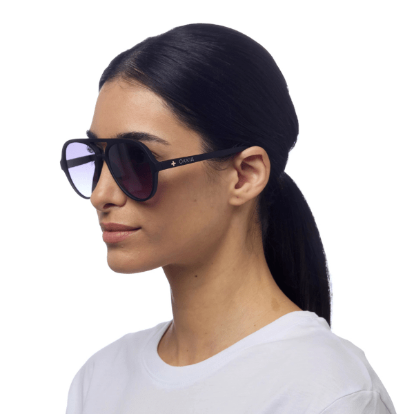 Okkia Alessio Sunglasses - Black.