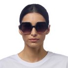 Okkia Emma Sunglasses - Black Shaded Rose.