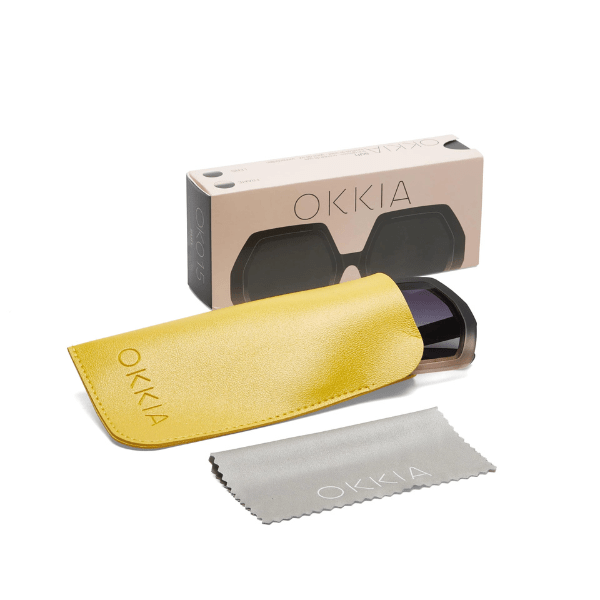 Okkia Emma Sunglasses - Black Shaded Rose.