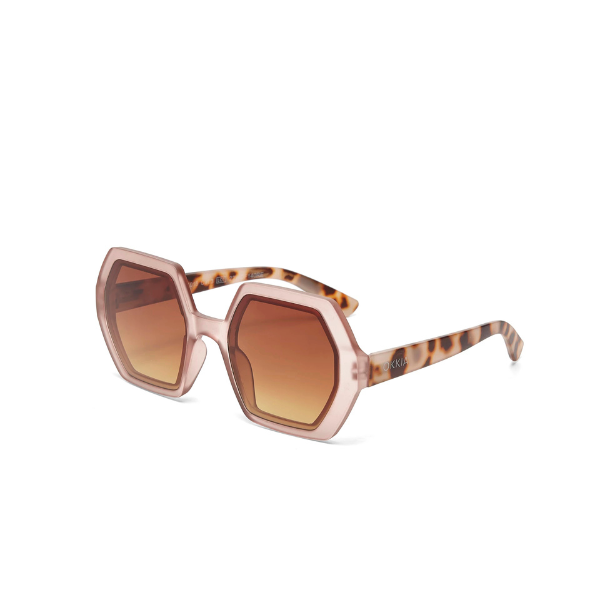Okkia Emma Sunglasses - Pink Havana.