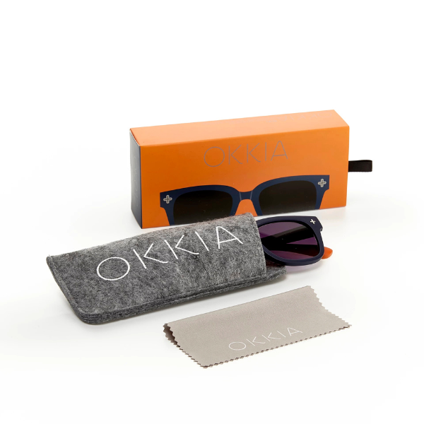 Okkia Giovanni Sunglasses - Midnight.