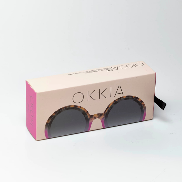 Okkia Monica Sunglasses - Havana Pink.