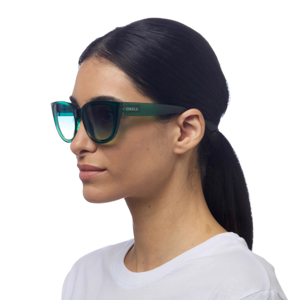 Okkia Silvia Sunglasses - Green.
