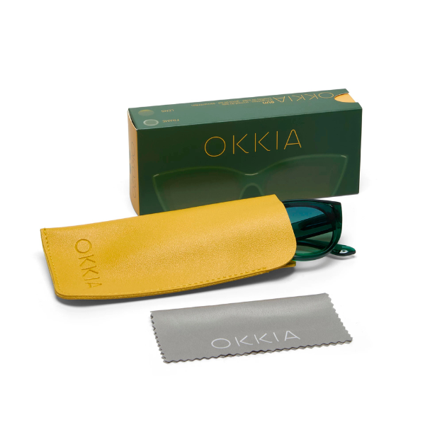 Okkia Silvia Sunglasses - Green.