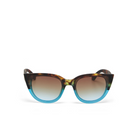 Okkia Silvia Sunglasses - Havana and Blue.