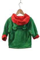 Ozi Varmints Hooded Jacket with Ears Polar Fleece Reversible Emerald.