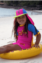 Ozi Varmints Flap Cap- Sizes - SP50+ Sun Protections Swim Hats.