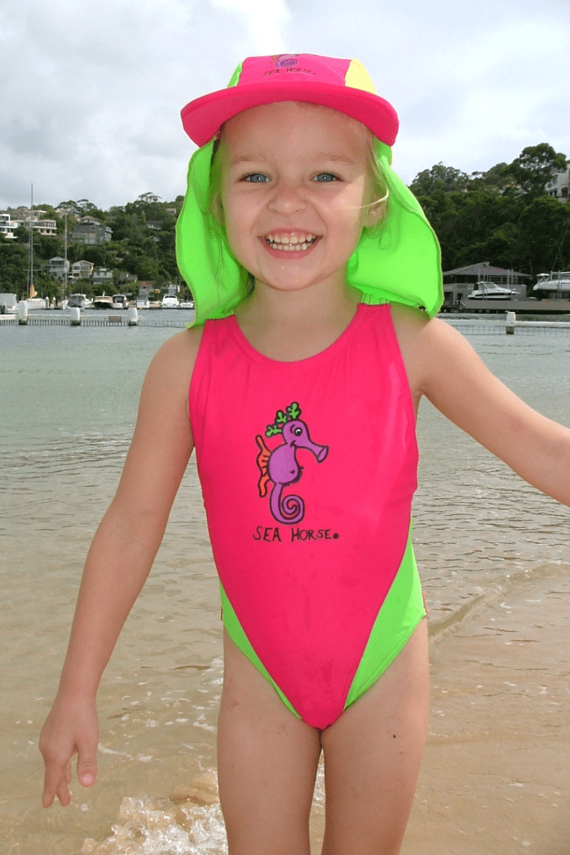 Ozi Varmints Girls Spliced Racer - SP50+ - Azlaia/Lime.