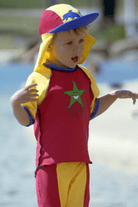 Ozi Varmints Short Sleeve Rash Vest Australian Swimwear.