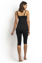 Poolproof Bottom Capri Swim Pant - Black.