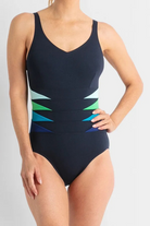 Poolproof Rozella Splice Tank One Piece - Navy.