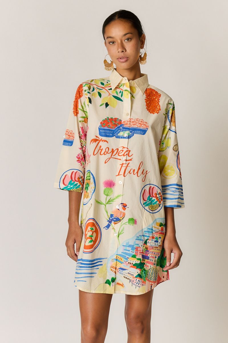Rubyyaya Tropea Shirtmaker Print