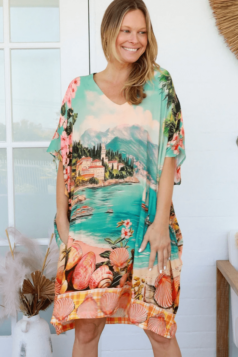 Salty Palm Sierra Rayon Kaftan.