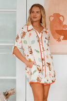Salty Palm Elizabeth Rayon Shirt.