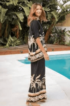 Salty Palm Shirt Blk.