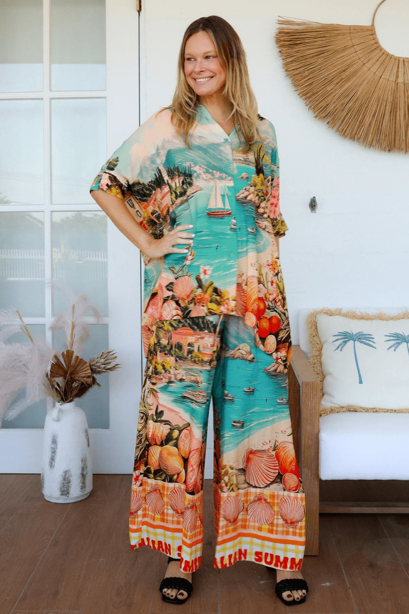 Salty Palm Sierra Rayon Shirt.