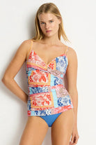 SL3078CI Coco Island Cross Front Scoop Back Tankini
