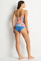 SL3078CI Coco Island Cross Front Scoop Back Tankini