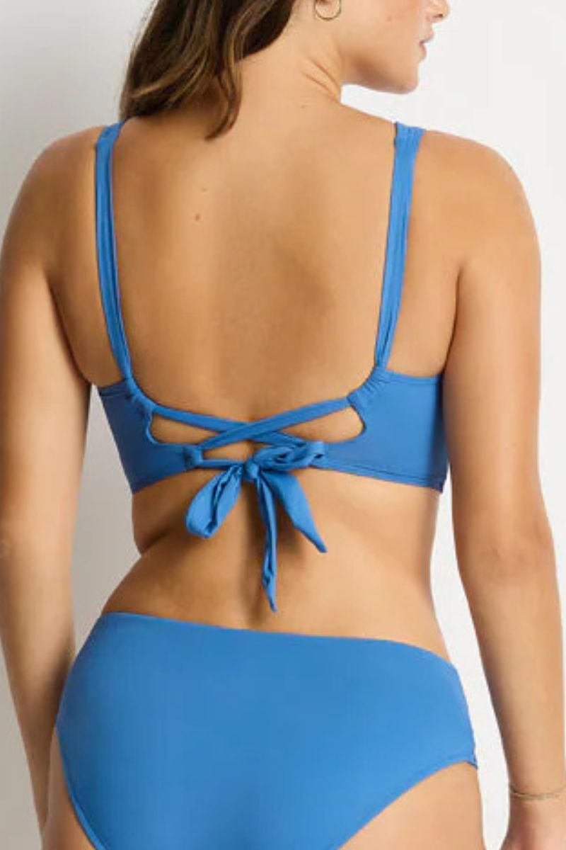 SL3077ECO Essentials Edit Cross Front DD/E Tie Back Bra Top
