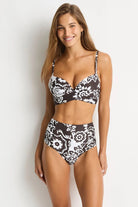 Sea Level SL3073KL Kastello Cross Front Moulded Underwire Bra Espresso