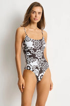 Sea Level SL1017KL Kastello Scoop Neck One Piece Espresso