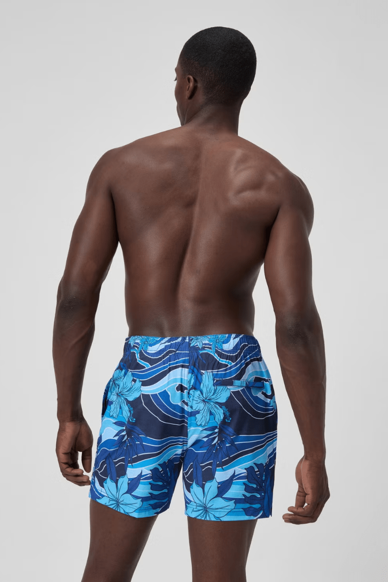 Speedo Men's Printed Redondo Edge Volley 16" Short - Peacoat.
