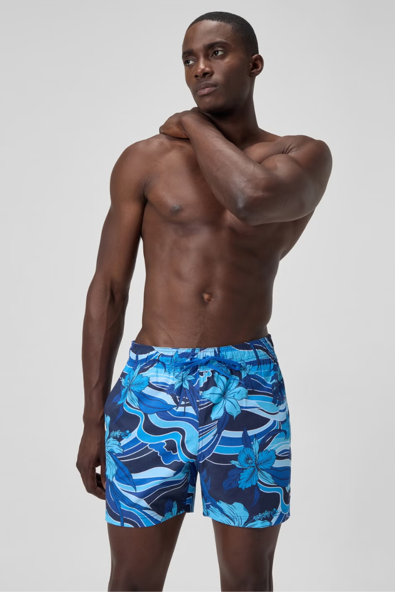 Speedo Men's Printed Redondo Edge Volley 16" Short - Peacoat.