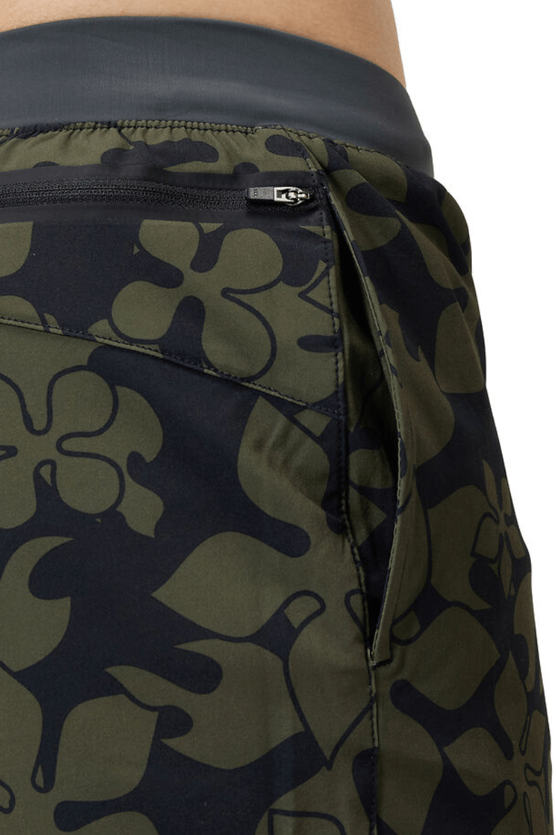 Speedo Mens Lookout Print Volley 16" Short - Deep Olive.