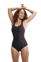 Speedo Womens Shaping Calypso Printed One Piece.