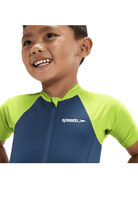 Speedo Toddler Boys Wetsuit One Piece -Blue/Green.