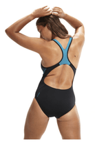 Speedo Womens Placement Laneback One Piece.