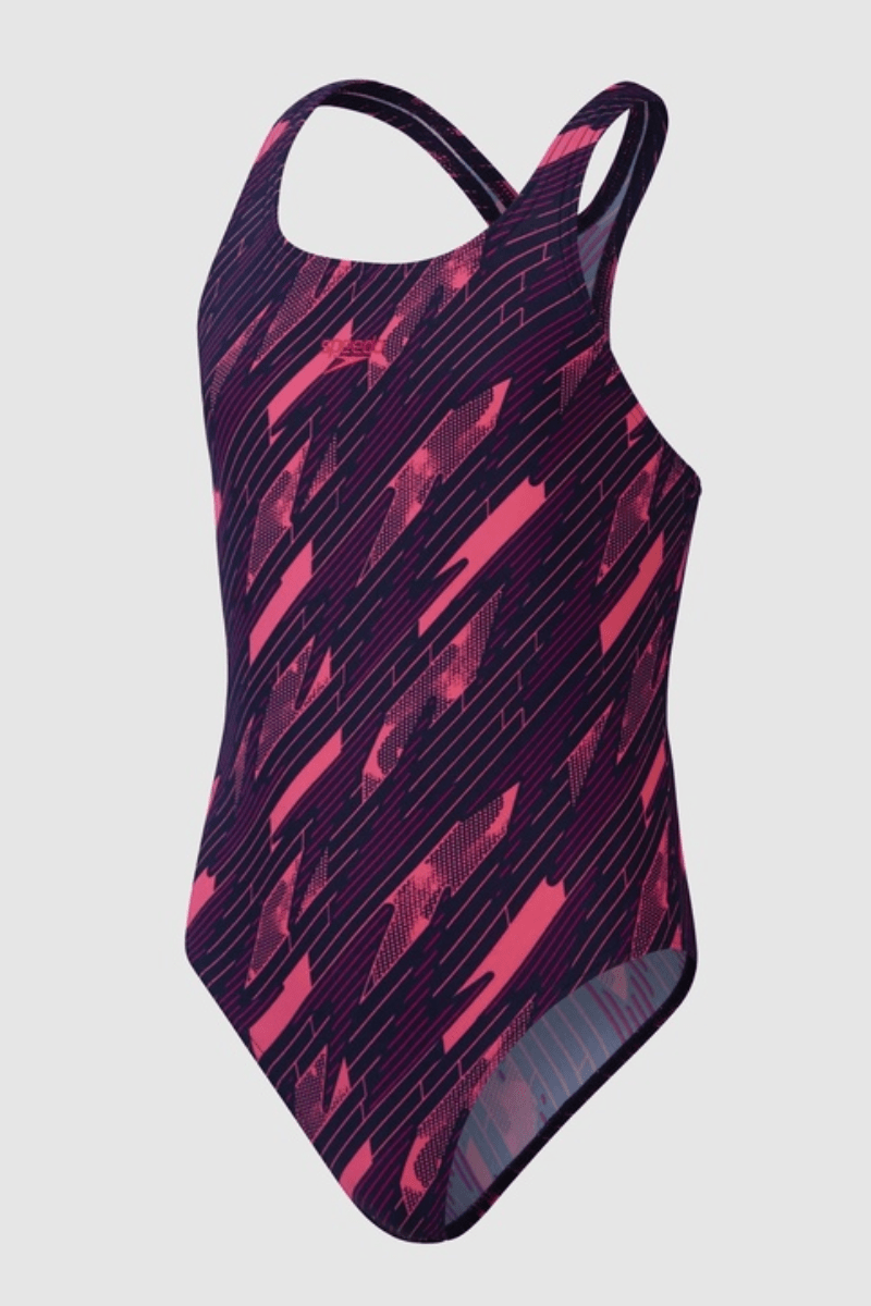 Speedo Girls Racer Hyper Bloom.