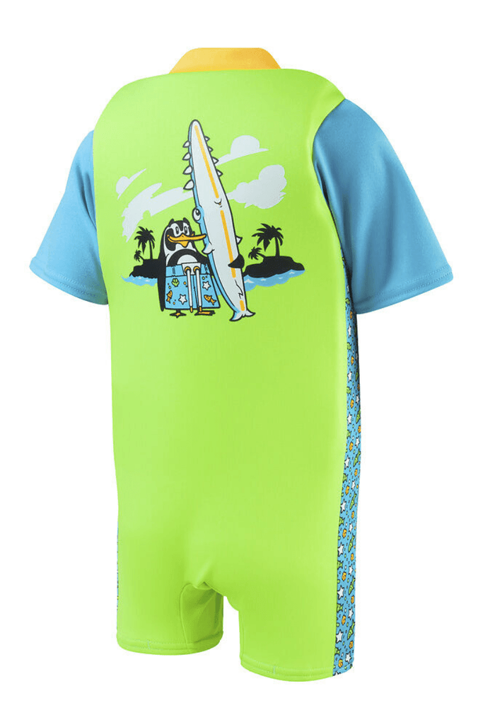Speedo Toddler Character Printed Float Suit One Piece - Green/Blue - 8-1225814682 - OZ RESORT