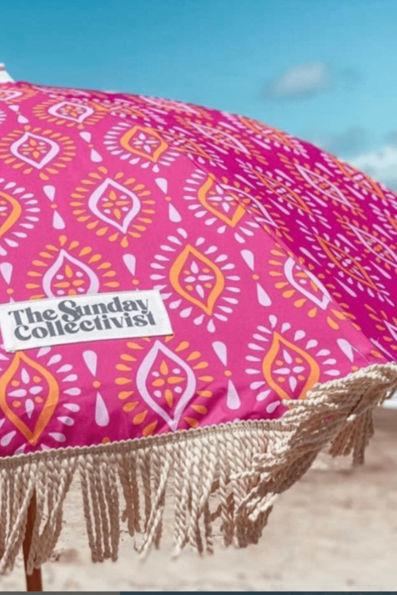 Sunday Collectivist Beach Umbrellas - Made from Recycled Plastic - Lush.