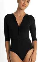 Sunseeker Basix Seasport One Piece Black Seaport Surfsuit.