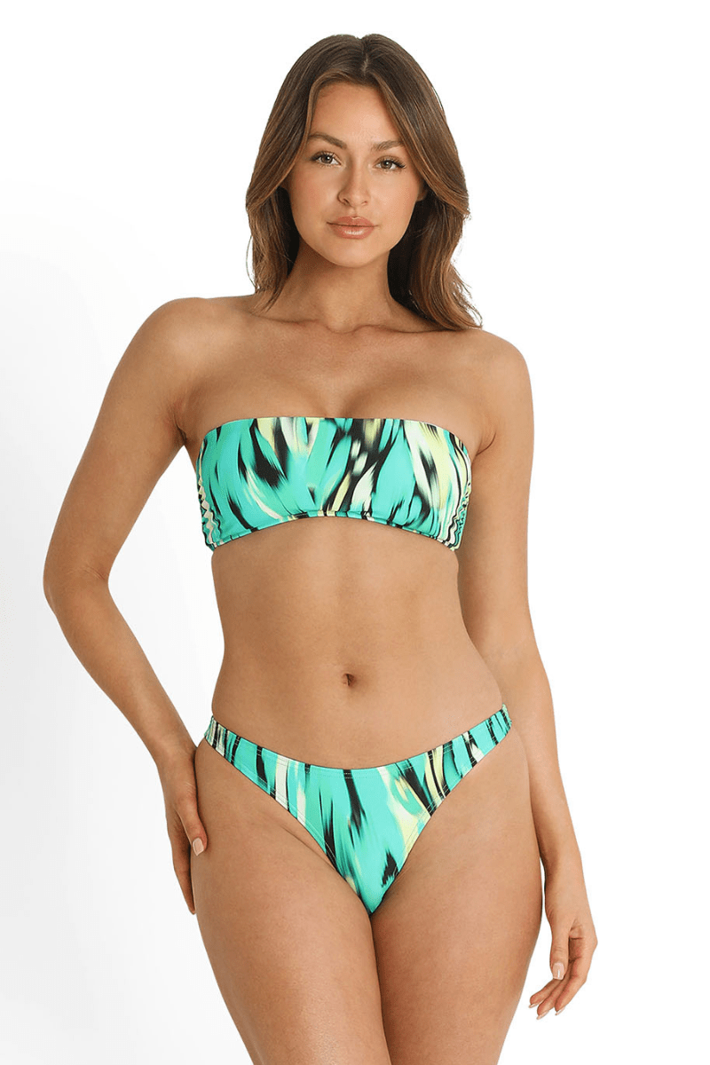 Sunseeker Wilder Bandeau Bra - Green.