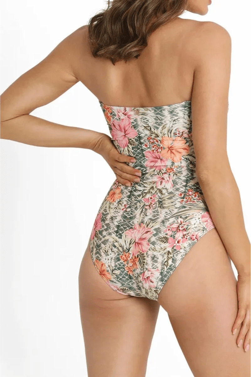 Sunseeker Mai Tai D/DD Soft Bandeau One Piece.