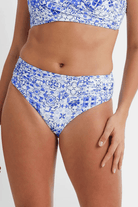 Sunseeker Seville Ruched Mid Rise Pant - White.