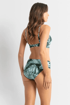 Sunseeker Mae Ruched Mid Rise Pant - Khaki.