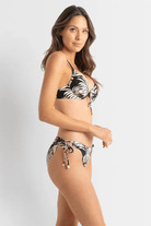 Sunseeker Mae Tie Side Pant - Black.