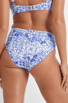 Sunseeker Seville Ruched Mid Rise Pant - White.