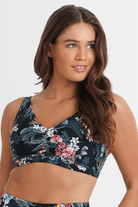 Sunseeker Cuba F/G Ruched Minimiser Bra - Black.