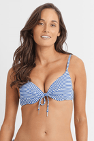 Sunseeker Summer Surf Moulded Push Up Bra - Royal.