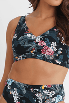 Sunseeker Cuba F/G Ruched Minimiser Bra - Black.