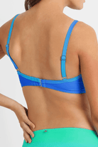 Sunseeker Majestic Twist Front Bralette - Blue.