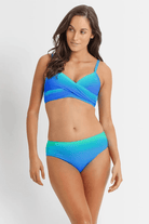 Sunseeker Majestic Twist Front Bralette - Blue.