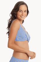 Sunseeker Summer Surf Twist Front Bralette - Royal.