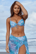 Sunseeker Mystic Moulded Push Up Bra Blue.