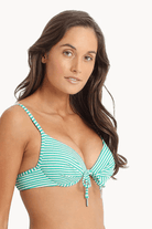 Sunseeker Summer Surf Moulded Push Up Bra Green.