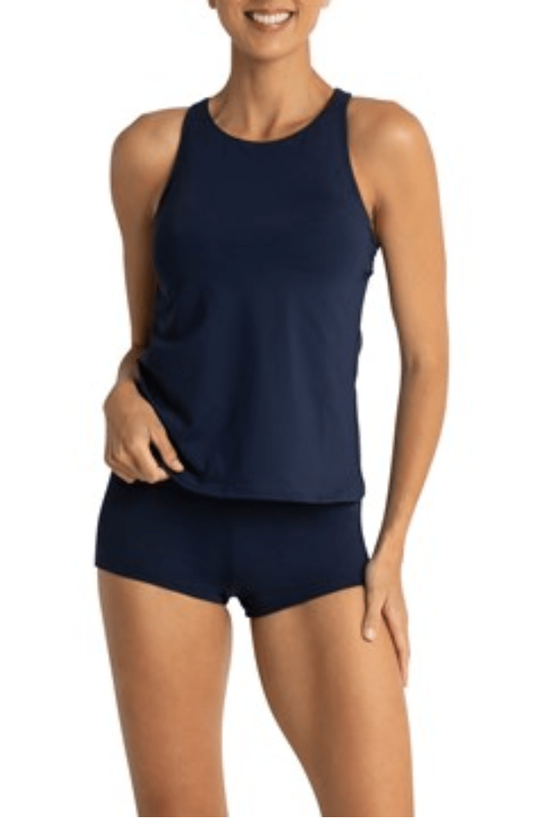 Sunseeker Basix High Waisted Boyleg Pant.